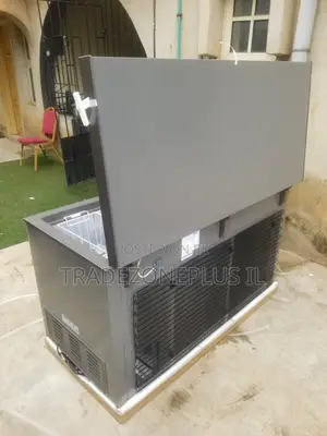 Large Silver Chest Freezer by Hisense