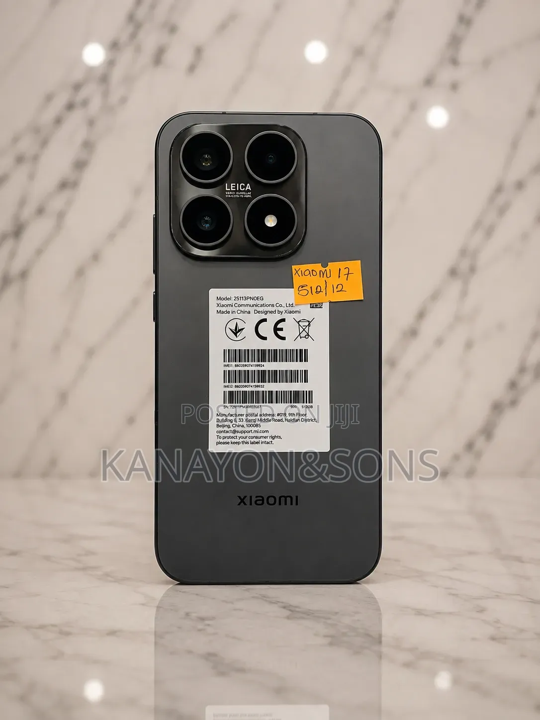Xiaomi 17 512 GB Black