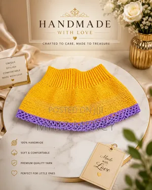 Handmade Crotchet Mini Skirt