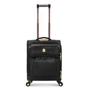 Leather Luggage Black