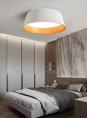 Spanish Designer Wood Grain Ceiling Bedroom Light