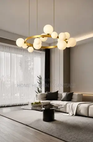 Luxury Nordic Living Room Dropping Chandelier