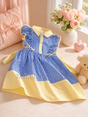 Stylish Fancy Girl Child Mid Gown Ages 4
