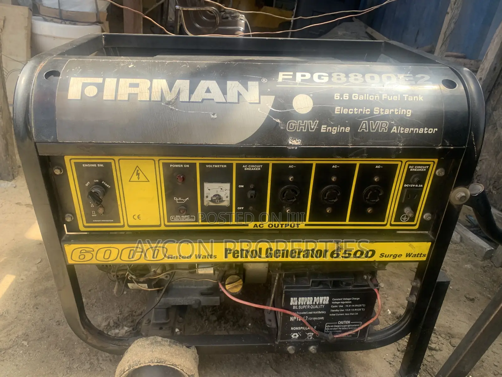 6hp Fireman Generator