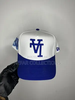 New Era Designer Face Cap - White Blue