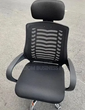 Staff Mesh Office Chair With Headrest