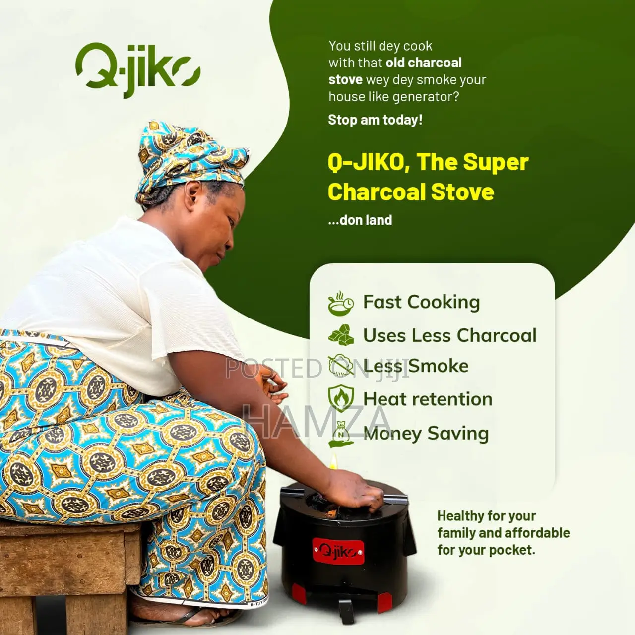 Q Jiko Charcoal Stove