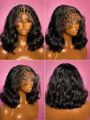 6by 6 Braided French Curls Wig
