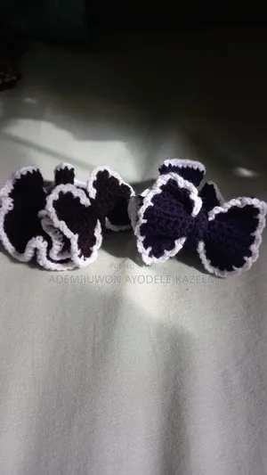 Crochet Bow Scrunchie