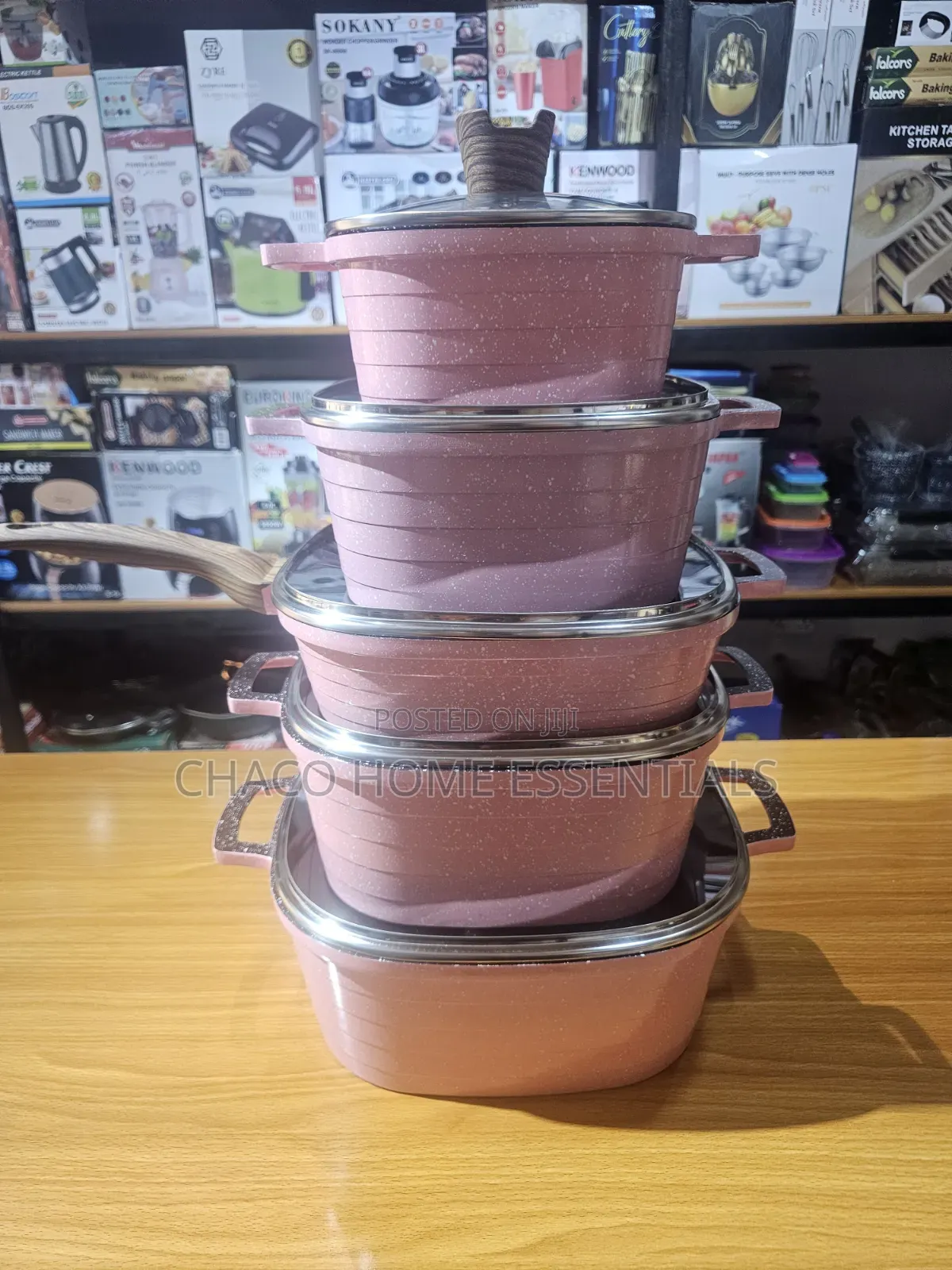 5pcs Granite Cookware