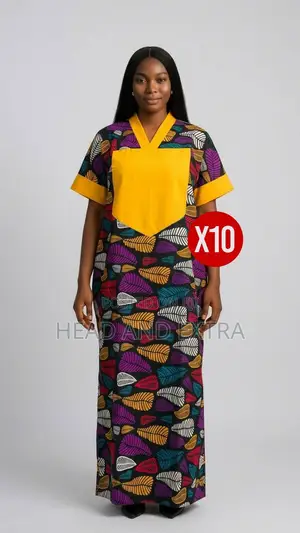 Elegant Ankara Bubu Gown - Pack of 10