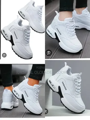 Elegant Female White Sneakers
