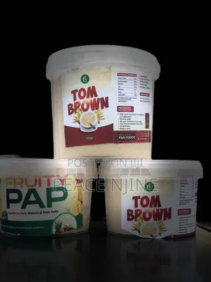 Cereals, Tombrown,fruity Pap,soya Powder,date Syrup