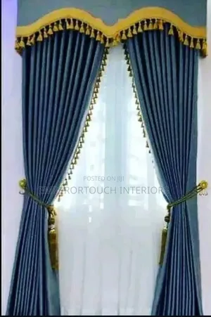 Royal Blue Luxury Curtain