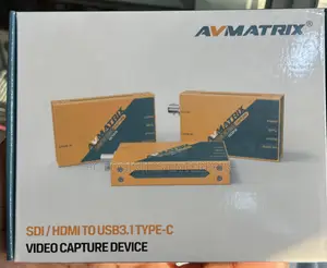 AVMATRIX Sdi/Hdmi to Usb3.1 Type-C Video Capture Device