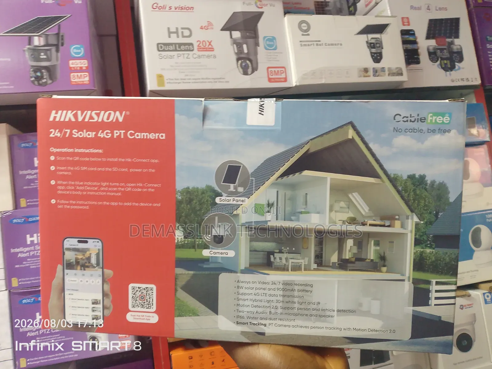 Solar 4G PT Camera