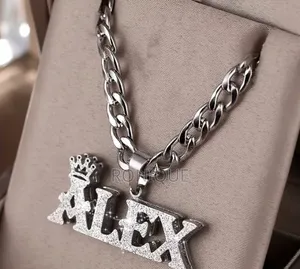Customized Name Chains – Stylish Gold, Silver Black Designs