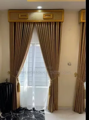 Gold Curtain Design