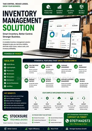 Inventory Management Solution for Retail Shops Businesses