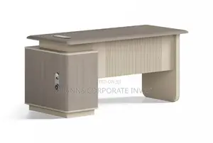 Executive Modern Fluted Panel Desk