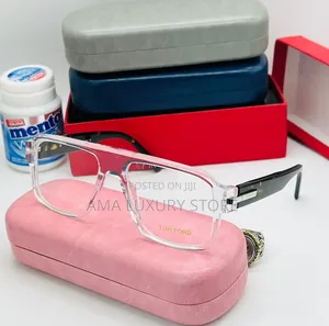 Tomord Luxury Designer Transparent Glasses – Stylish Premium Quality