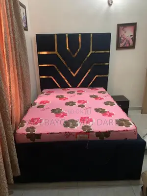 Neatly Used 4 and Half Padded Bedframe