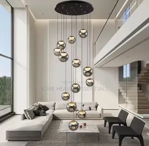 Modern Luxury Adjustable Staircase Chandelier Light