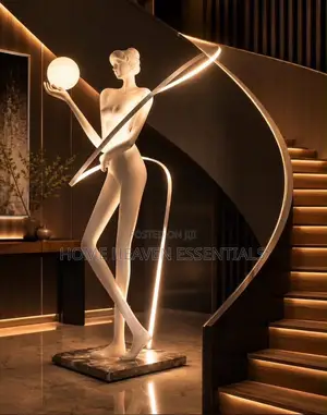 Luxury Art Humanoid Decor Floor Lamp