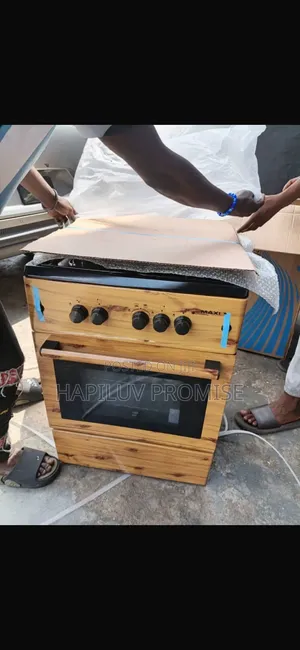 Maxi Four Burner Gas Cooker 3 Gas 1 Electric