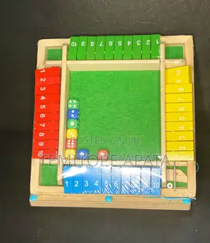 Kids Four-Sided Number Flip Game