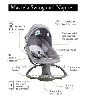 Mastela→3 in 1 Baby Electric Swing