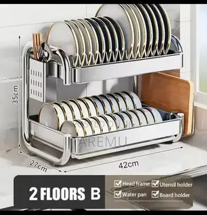 2 Tier Quality Plate Rack