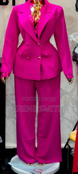 Elegant 2-Pieces Blazer and Trouser Set