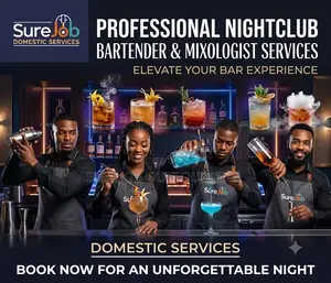 Professional Nightclub Bartender Mixologist Services