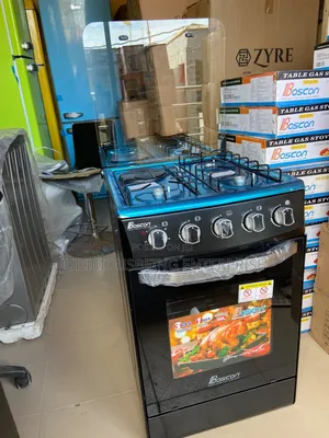 Brand New Boscon 4 Burner Standing Gas Cooker With Oven