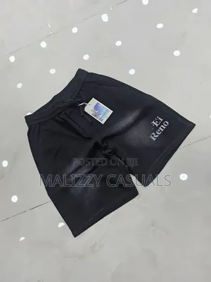 Premium Quality Black Washed Shorts for Men and Women / Premium Casual
