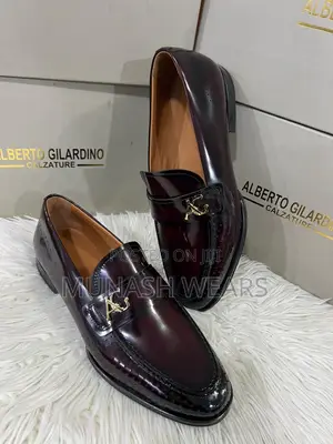 Italian Leather Shoes Alberto 40-46 Original Leather