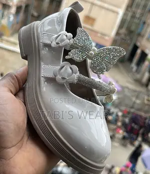 Children Stone Pleated Shoe for Girls