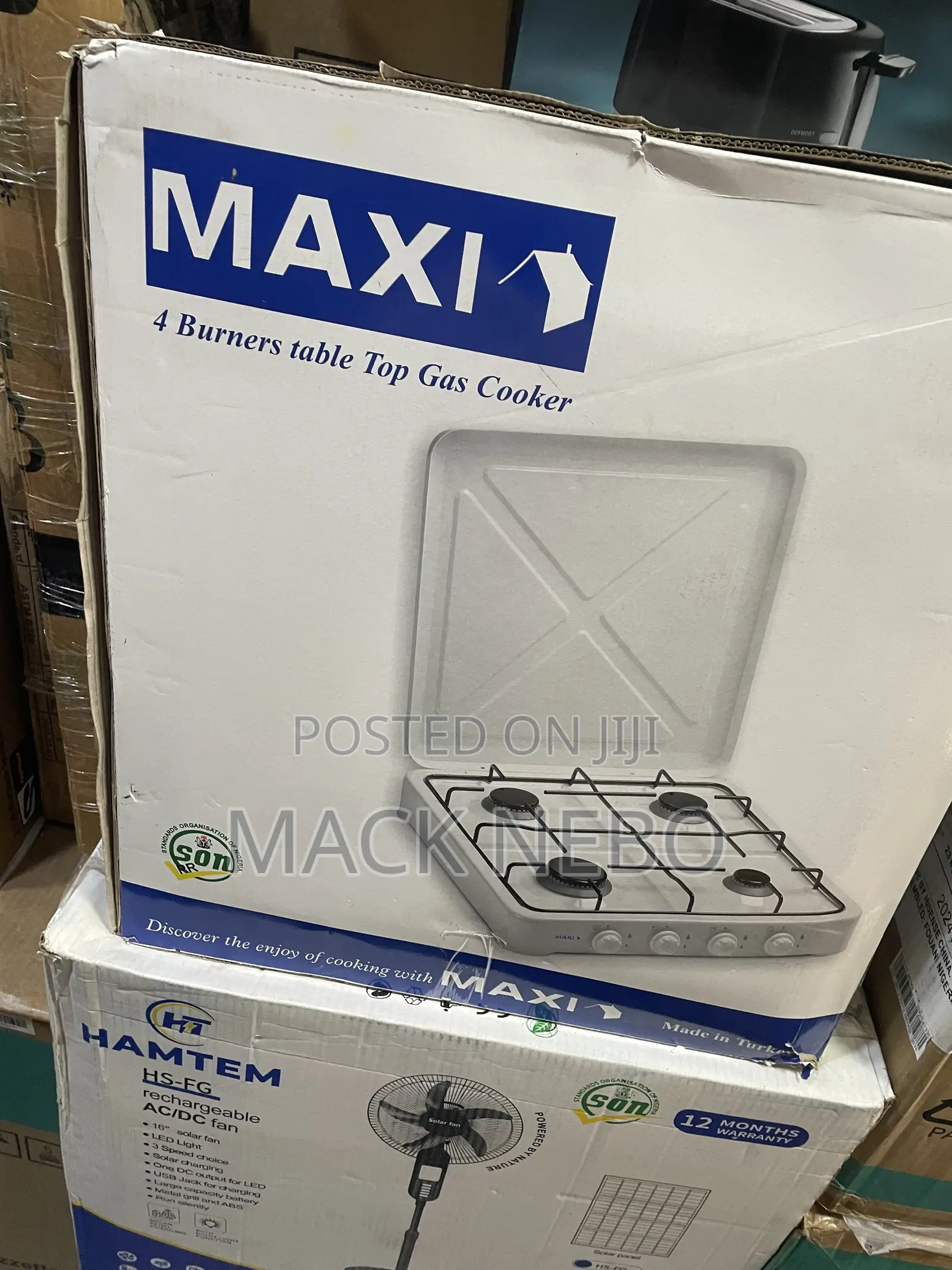 Maxi Table Top Gas