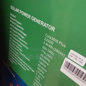 3600kwh Colasolar Generator