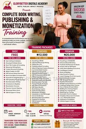 Complete Book Writing, Publishing and Monetization Training