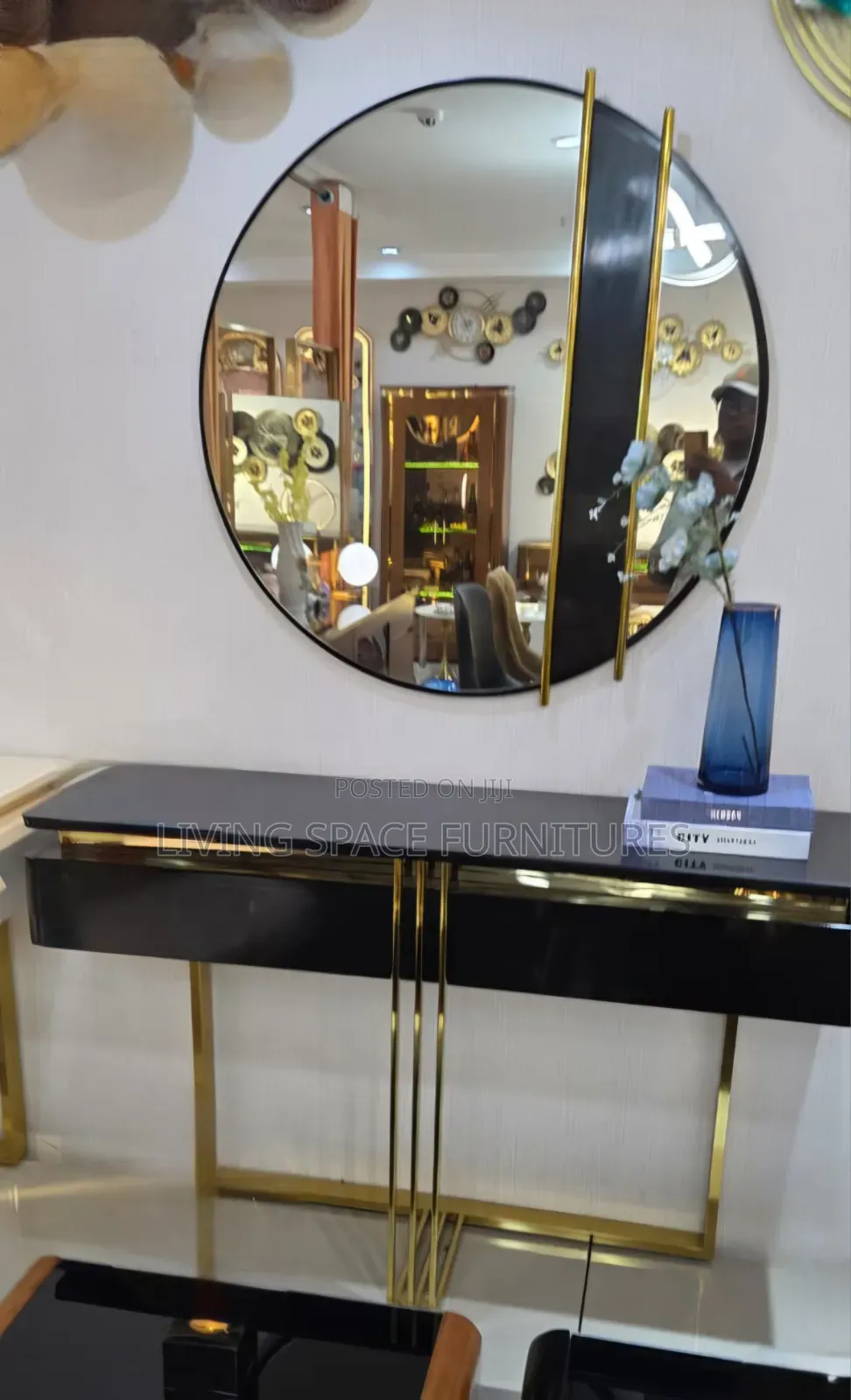 Console Table With Mirror Full Set