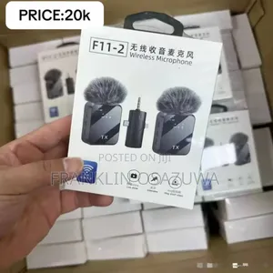 F11-2 Dual Wireless Microphone ,Mic for Live Streaming