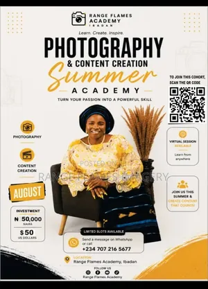 Summer Photography Training (1-Month Intensive – Starts August)