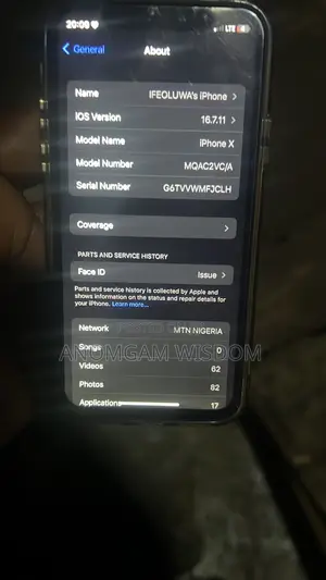 Apple iPhone X 64 GB Black