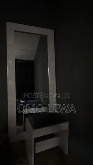 Big LED Mirror and Stool