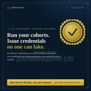 CertTrack; Online Training Management and Certification
