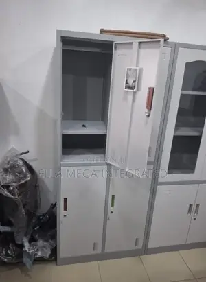 Metal Book Shelve 4 Doors