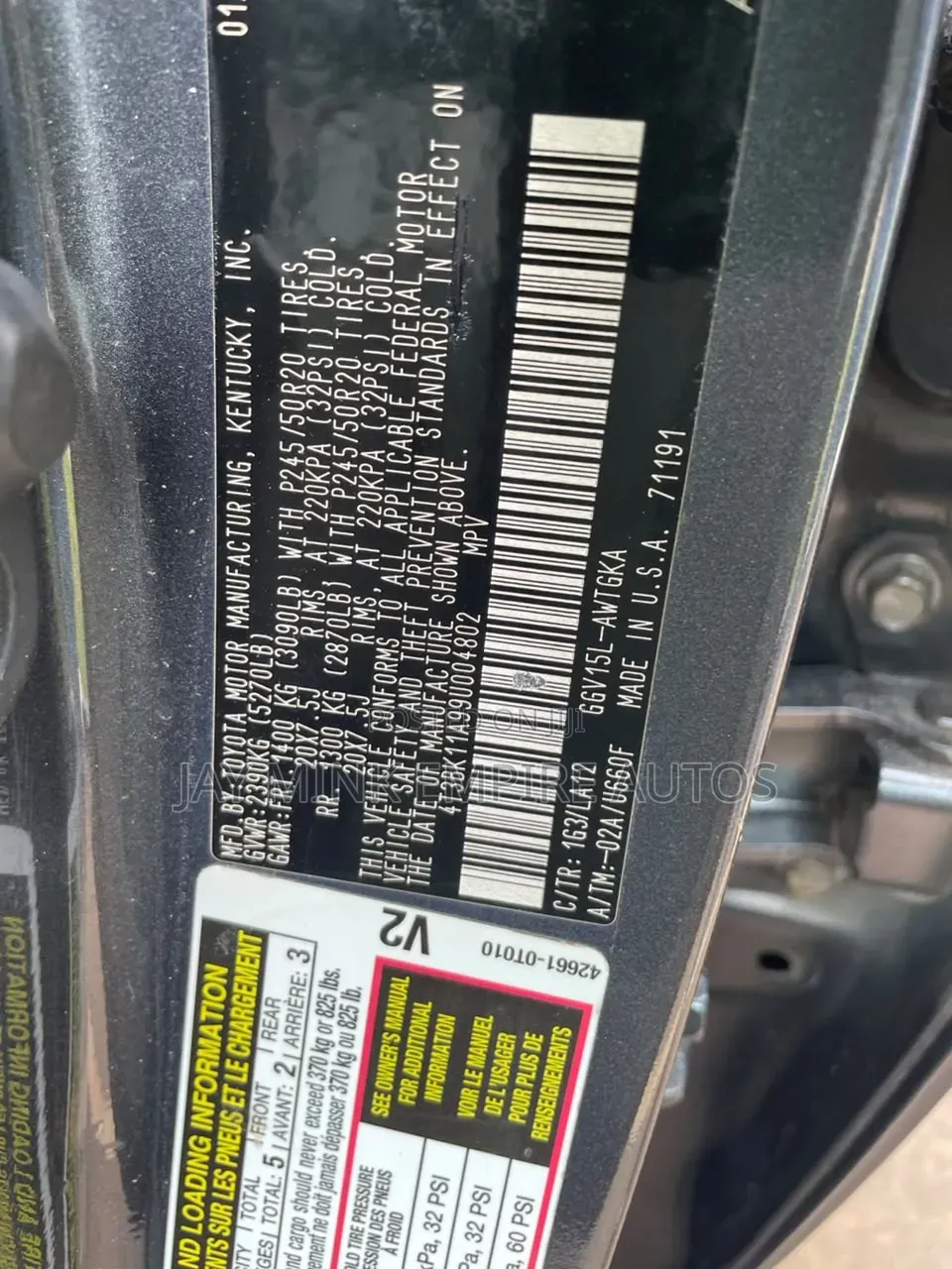 Toyota Venza 2010 Gray