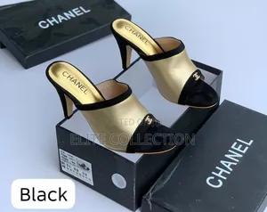 Chanel Heel Colors: White,Black,Brown Size: 37-42 Comes Boxed